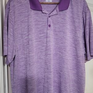 BCG Lavender Striped Polo Shirt‎